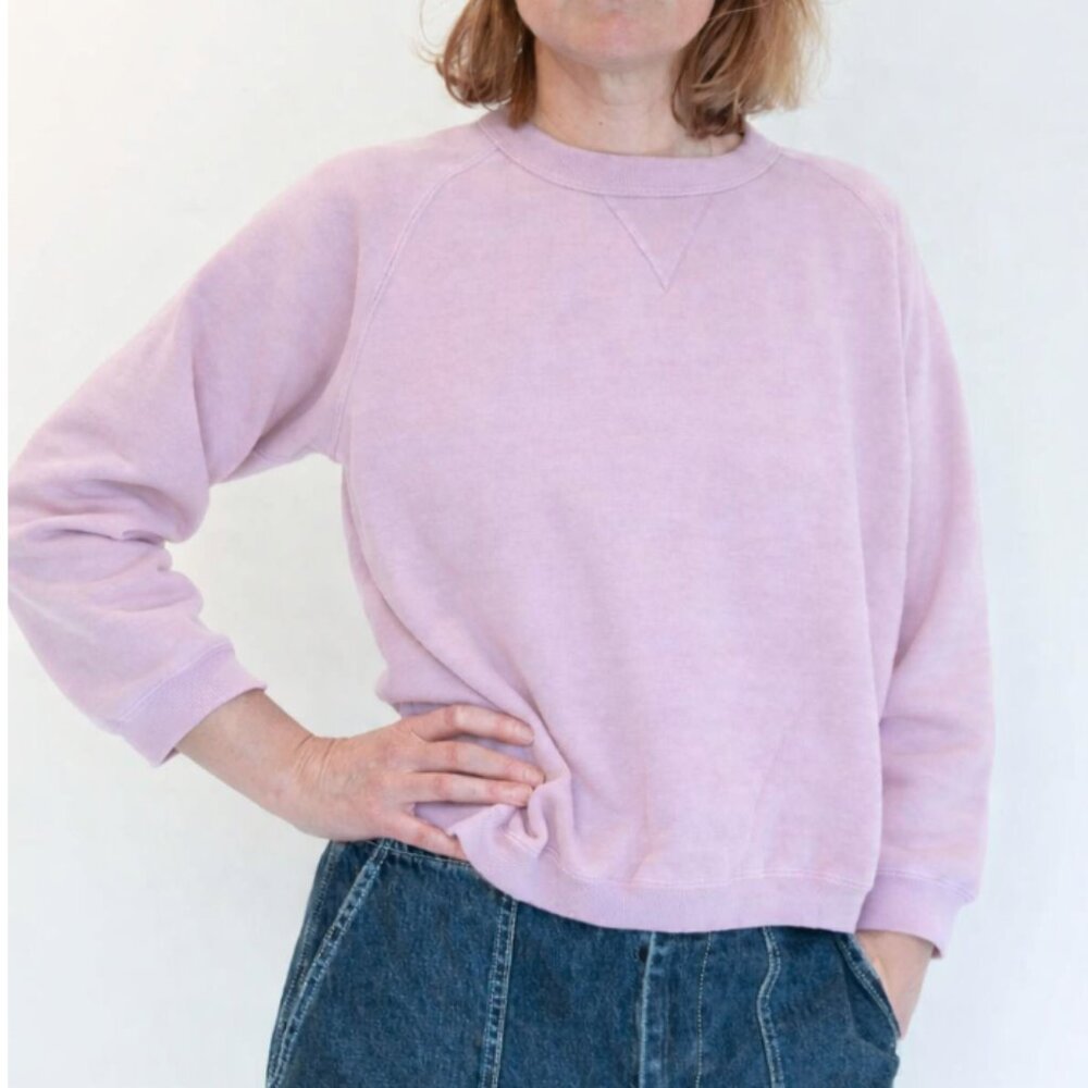 Sunray Sportwear Spirit Poliahu Cotton Pink Sweatshirt Japan 2 USA S MSRP $188